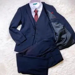 【ジャンク品】リスペクトネロ　スリーピーススーツセットアップ　ビジネス　AB4