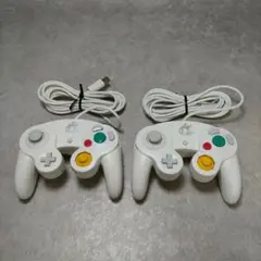 ニンテンドー ゲームキューブ コントローラー スマブラホワイト 2個セット