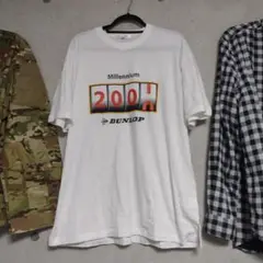 DUNLOP Millennium 2001 Tシャツ ホワイト
