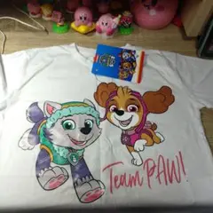 新品未使用　パウ・パトロールスカイ＆エベレストTシャツ（130㌢）