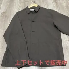 【UNITED ARROWS】セットアップ／Lサイズ／ブラウン