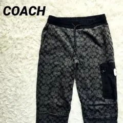 《大人気》COACH★シグネチャーロゴ ジョガーパンツ 総柄