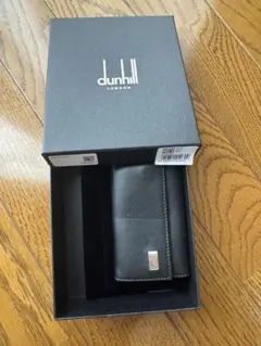 dunhill ブラックレザー キーケース美品