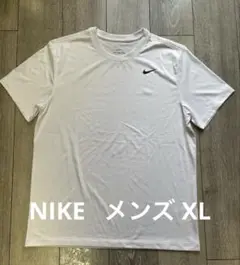 ナイキ　DRI-FIT Tシャツ　ホワイト　メンズ XL