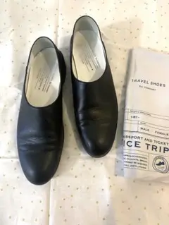 Chausser Travel Shoes ブラック スリッポン　39 ショセ
