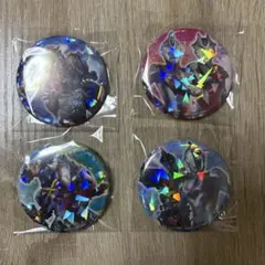 ウルトラマン　スペシャルホログラム缶バッジ　全4種コンプリートセット