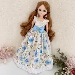 リカちゃん⭐︎ハンドメイドワンピース
