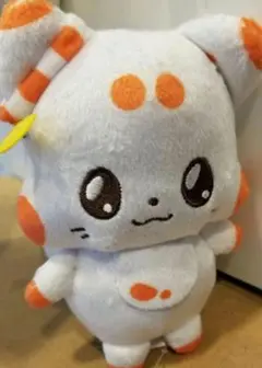 二尾の小狐てんこ　いっしょにおすわりぬいぐるみ　マスコット