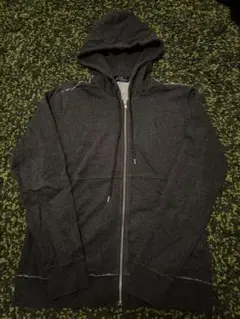 FRED PERRY ダークグレー フルジップパーカー L