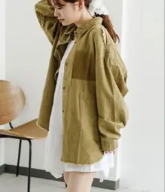 【新品未開封】Kastane ダメージビッグデニムシャツ