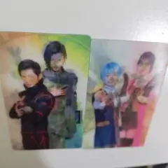 仮面ライダージオウ　リュウソウジャー　カード3枚　綱啓永　渡邊圭祐　他