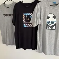 Burton & enjoy Tシャツ 3枚セット Mサイズ　スケート　スノボ