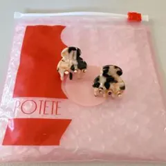 【新品】POTETE べっこう柄ミニクリップ2個セット