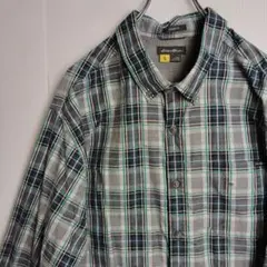 エディーバウアー 長袖シャツ BDシャツ チェック柄 マルチカラー メンズ2XL