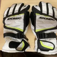 ATOMIC スキーグローブ ホワイト/ブラック/ライム