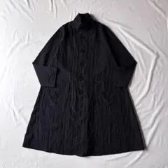YACCOMARICARD A-line spring coat BLK