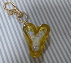 ✨️値下げしました✨️【ハンドメイド】イニシャルキーホルダー Y