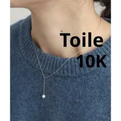 Toile トワル Round pearl chain necklace