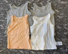 ベビー肌着 タンクトップ 4枚セット　無印　UNIQLO 90