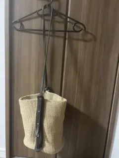 お値下げ　マルコマージ　かごバッグ　ストロー　ショルダー