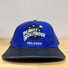 90sPLANETHOLLYWOOD ORLANDOキャップ レアカラーレトロ