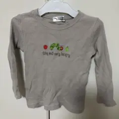 はらぺこあおむし　グレー　ワッフルトップス