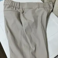 プラステ　リネンブレンドスティックパンツ