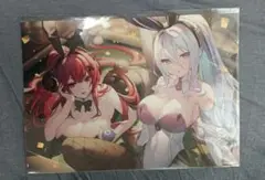 マジくじ アズールレーン A3 クリアポスター ヒンデンブルク キアサージ
