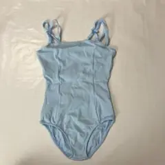 シルビア　水色　レオタード　リボン　child Lサイズ