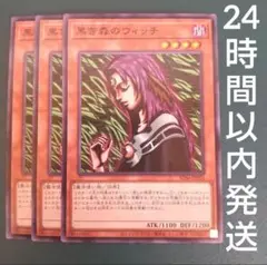 遊戯王　黒き森のウィッチ　ノーマル　3枚　くろきもり