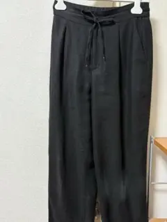 nuctrave ブラック ワイドパンツ