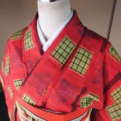 #602 正絹 紬【同梱で800円引き】A