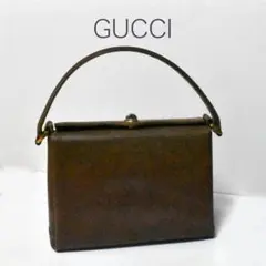 【ピックスキン】オールドグッチ GUCCI ヴィンテージハンドバッグ