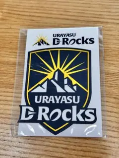 【未使用】URAYASU D-Rocks シールド型ロゴステッカー　ラグビー
