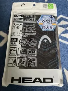 新品未開封 ＨＥＡＤスーパークールタオル 青 抗菌防臭