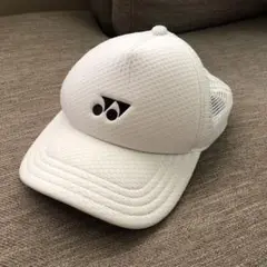 YONEX ホワイト メッシュキャップ　白