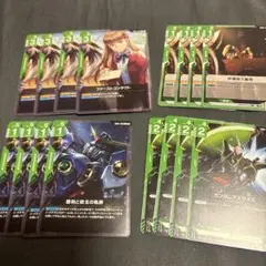 ガンダムカードゲーム ニュータイプ オペレーション メテオ 4種 各4枚 d
