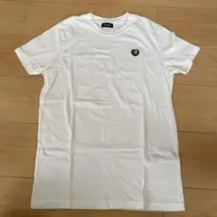 DIESEL ホワイト Tシャツ ロゴ刺繍