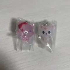 ジュエルペット　ガチャガチャ　目じるしキーホルダー　ラブラ　ガーネット