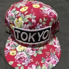 花柄キャップTOKYO