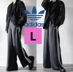 adidas サテンワイドレッグパンツ IU2520
