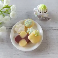 ミニチュア #1351 クッキー　　　　プレート ドリンク