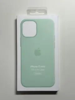 【新品】純正 iPhone 12 mini シリコンケース・ピスタチオ①