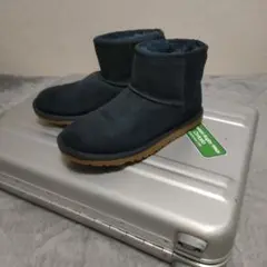 値下げUGG CLASSIC MINI アグ クラッシック ミニネイビースエード