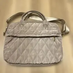 OPAQUE.CLIP キルティングPCショルダーバッグ