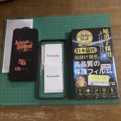 iPhone14plus/13proMaxガラス保護フィルム2枚