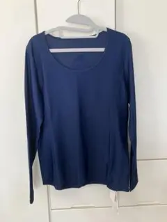 【タグ付き未使用品】UVカット 長袖シャツ Lサイズ ネイビー