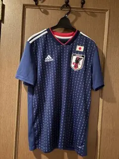 美品送料無料サッカー日本代表ユニフォーム2018ロシアW杯 ホーム八咫烏Mサイズ