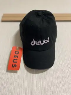 DEUS ブラック ベースボールキャップ 新品タグ付き　デウスエクスマキナ