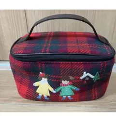 美品　ファミリア　秋冬ポーチ